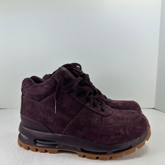 NEW NIKE AIR MAX GOADOME BROWN LEATHER HIKING BOOT/865031 602 MSRP $180 - Picture 10 of 11